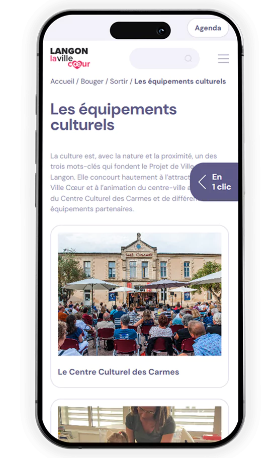 Langon nouveau site mobile