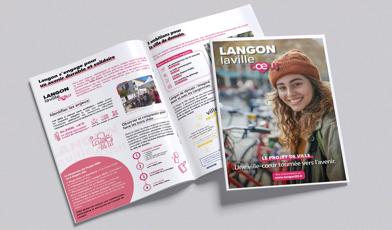 Plaquette Ville de Langon